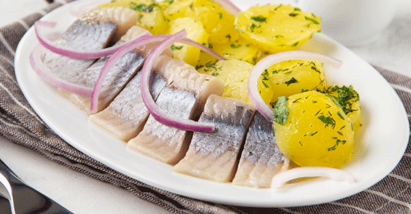 Сельдь с картошкой